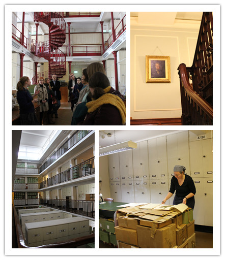 Herbarium collection and the original collector's portrait
